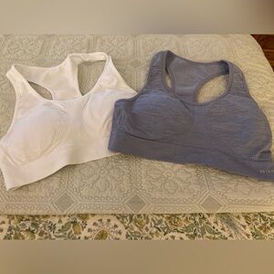 2-RBX Pull On Bras Same Different Color Sz Small Removable Pads Vented Both $14